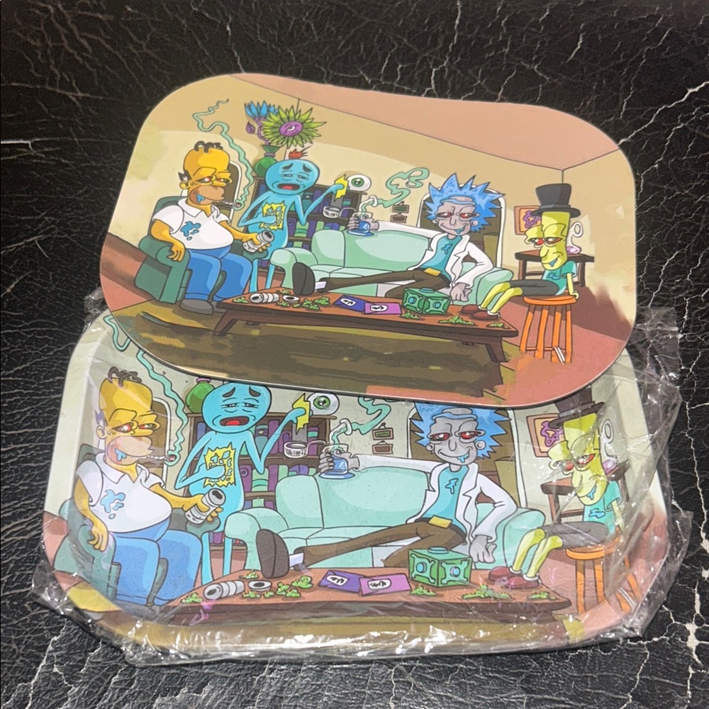 Colorful Cartoon Rolling Tray Set